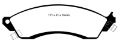 Picture of EBC 93-00 Aston Martin Virage 5-3 PBR Caliper Yellowstuff Front Brake Pads