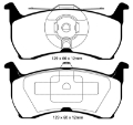 Picture of EBC 93-00 Aston Martin Virage 5-3 PBR Caliper Yellowstuff Rear Brake Pads