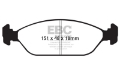 Picture of EBC 93-00 Kia Sephia 1-6 Upgraded Front Brakes Greenstuff Front Brake Pads