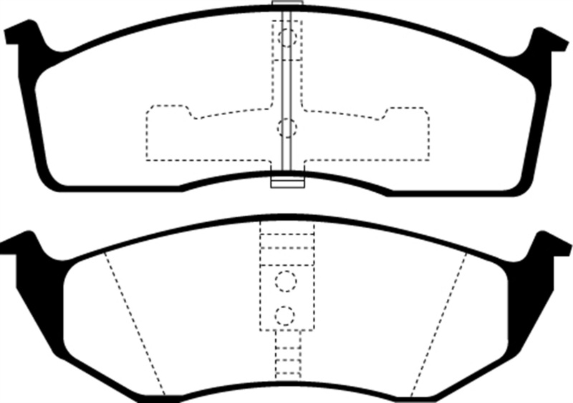 Picture of EBC 93-94 Chrysler Concorde 3-3 Ultimax2 Front Brake Pads