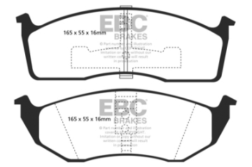 Picture of EBC 93-94 Chrysler Concorde 3-3 Ultimax2 Front Brake Pads
