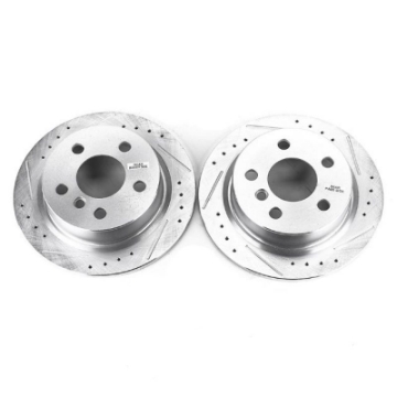 Picture of Power Stop 14-19 Mini Cooper Rear Evolution Drilled & Slotted Rotors - Pair