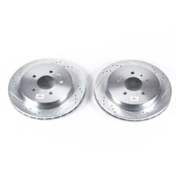 Picture of Power Stop 03-07 Cadillac CTS Rear Evolution Drilled & Slotted Rotors - Pair