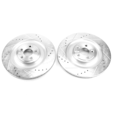 Picture of Power Stop 14-19 Jaguar F-Type Rear Evolution Drilled & Slotted Rotors - Pair