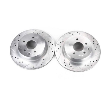 Picture of Power Stop 08-12 Infiniti EX35 Rear Evolution Drilled & Slotted Rotors - Pair