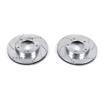 Picture of Power Stop 03-06 Kia Sorento Front Evolution Drilled & Slotted Rotors - Pair