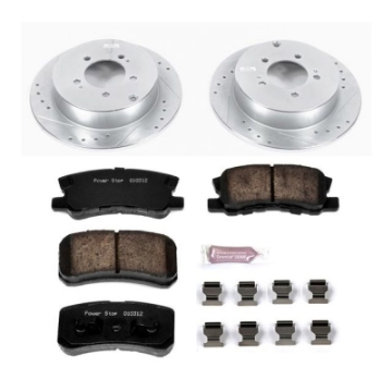 Picture of Power Stop 09-15 Mitsubishi Lancer Rear Z23 Evolution Sport Brake Kit