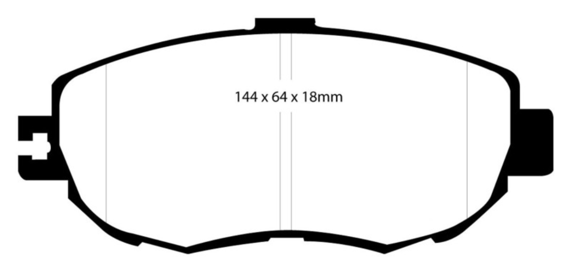 Picture of EBC 93-94 Lexus LS400 4-0 Ultimax2 Front Brake Pads