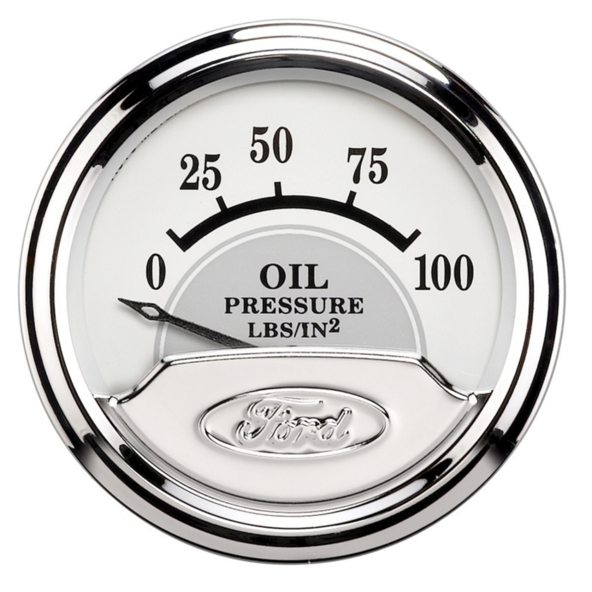 Picture of Autometer Ford Masterpiece 2in Short Sweep Electronic 0-100 PSI Oil Pressure Gauge