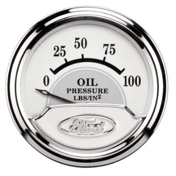 Picture of Autometer Ford Masterpiece 2in Short Sweep Electronic 0-100 PSI Oil Pressure Gauge