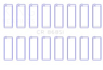 Picture of King Engine Bearings Ford 281CI-302CI-330CI 4-6L-5-0L-5-4L V8 Rod Bearing Set - Size STD