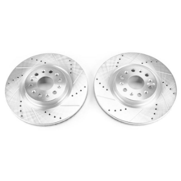 Picture of Power Stop 18-19 Buick Enclave Front Evolution Drilled & Slotted Rotors - Pair