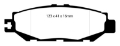 Picture of EBC 93-94 Lexus LS400 4-0 Yellowstuff Rear Brake Pads