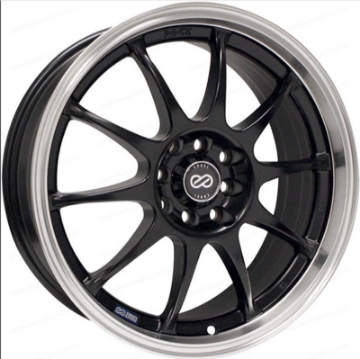 Picture of Enkei J10 18x7-5 4x100-114 42mm Offset 72-62mm Bore Dia Matte Black w- Machined Lip Wheel