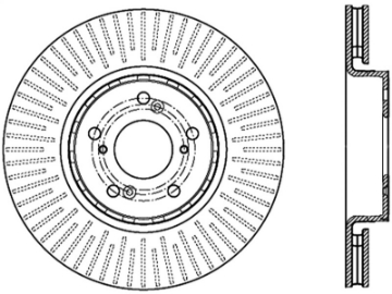Picture of StopTech Slotted & Drilled Sport Brake Rotor