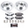 Picture of Power Stop 17-18 Genesis G80 Rear Z26 Street Warrior Brake Kit