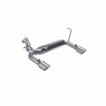 Picture of MBRP 07-14 Jeep Wrangler-Rubicon 3-6L-3-8L V6 Axle-Back Dual Rear Exit Aluminum Performance Exhaust