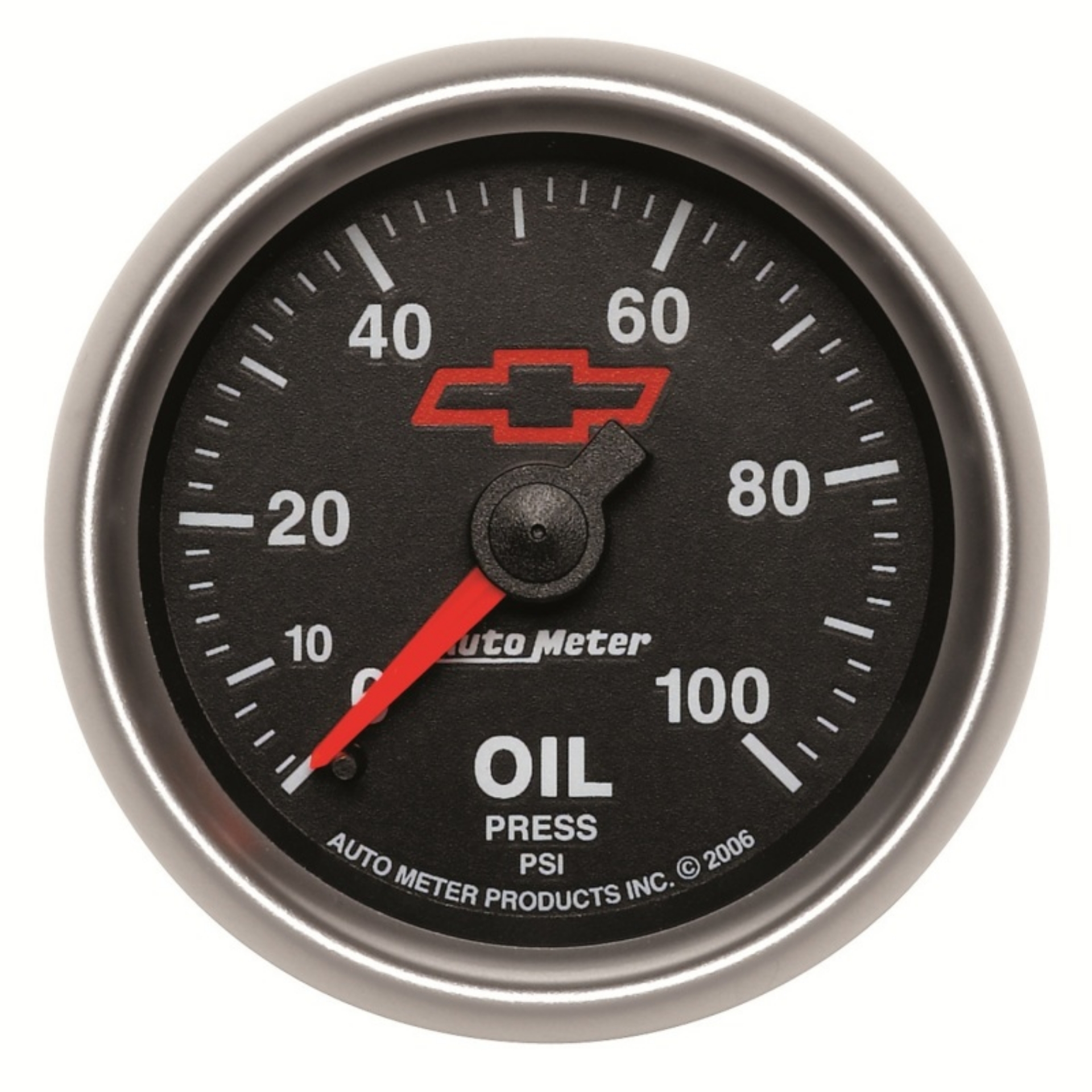 Picture of Autometer Sport-Comp II GM 52mm 0-100 PSI Mechanical Oil Pressure Gauge