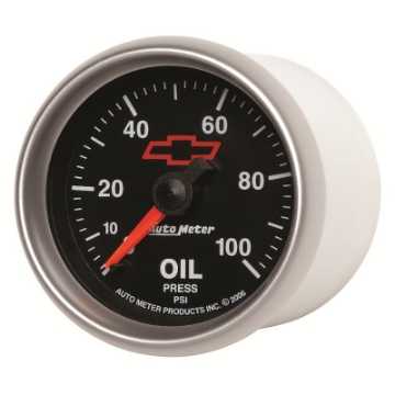 Picture of Autometer Sport-Comp II GM 52mm 0-100 PSI Mechanical Oil Pressure Gauge
