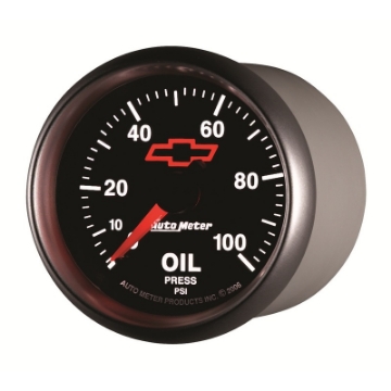Picture of Autometer Sport-Comp II GM 52mm 0-100 PSI Mechanical Oil Pressure Gauge