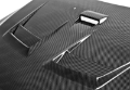 Picture of Seibon 08-12 Mitsubishi Lancer Evo X DV-Style Carbon Fiber Hood