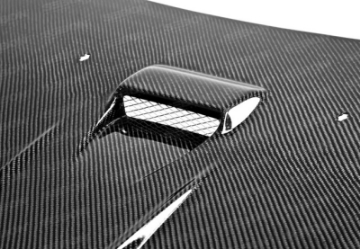 Picture of Seibon 08-12 Mitsubishi Lancer Evo X DV-Style Carbon Fiber Hood