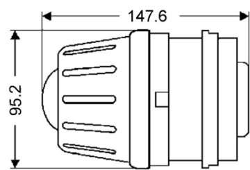 Picture of Hella Micro DE Premium Halogen H7 Low Beam 12V SAE Lo Headlamp w- Bulb and Stone Shield
