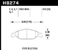Picture of Hawk 1999-2004 Ford Mustang Base 3-8 HPS 5-0 Front Brake Pads