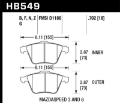 Picture of Hawk 2007-2013 Mazda 3 Mazdaspeed HPS 5-0 Front Brake Pads