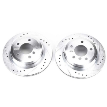 Picture of Power Stop 2006 BMW 325xi Rear Evolution Drilled & Slotted Rotors - Pair