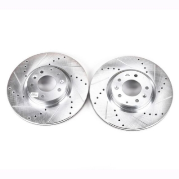 Picture of Power Stop 06-07 Mazda 6 Front Evolution Drilled & Slotted Rotors - Pair