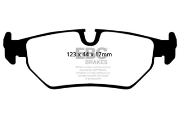Picture of EBC 93-95 Jaguar XJS 4-0 Ultimax2 Rear Brake Pads