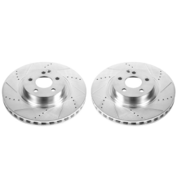 Picture of Power Stop 07-08 Mercedes-Benz CL550 Front Evolution Drilled & Slotted Rotors - Pair