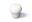 Picture of Torque Solution Fat Head Delrin Shift Knob White: Universal 10x1-5