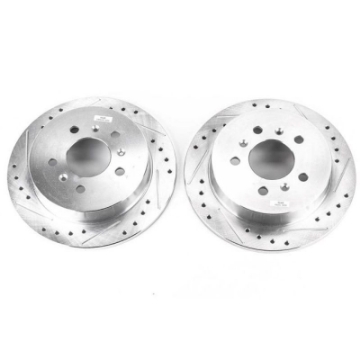 Picture of Power Stop 08-09 Buick Allure Rear Evolution Drilled & Slotted Rotors - Pair