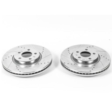 Picture of Power Stop 12-16 Audi A4 Front Evolution Drilled & Slotted Rotors - Pair