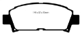 Picture of EBC 93-95 Toyota MR2 2-0 Turbo Yellowstuff Front Brake Pads