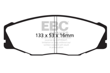 Picture of EBC 93-95 Toyota T100 Pick Up 1-2 Ton 2WD Greenstuff Front Brake Pads