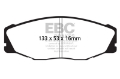 Picture of EBC 93-95 Toyota T100 Pick Up 1-2 Ton 2WD Yellowstuff Front Brake Pads