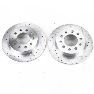 Picture of Power Stop 03-08 Hyundai Tiburon Rear Evolution Drilled & Slotted Rotors - Pair