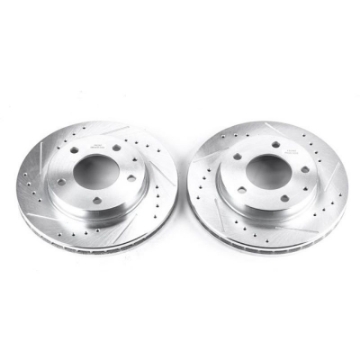 Picture of Power Stop 93-97 Ford Probe Front Evolution Drilled & Slotted Rotors - Pair