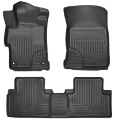 Picture of Husky Liners 2014 Honda Civic Sedan WeatherBeater Black Front & 2nd Seat Floor Liners