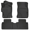 Picture of Husky Liners 2014 Honda Civic Sedan WeatherBeater Black Front & 2nd Seat Floor Liners