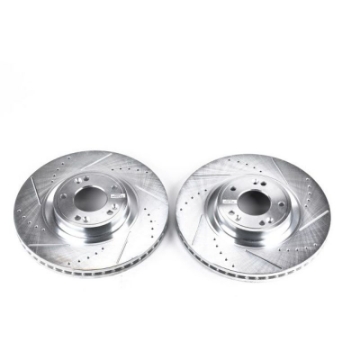 Picture of Power Stop 09-14 Hyundai Genesis Front Evolution Drilled & Slotted Rotors - Pair