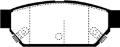 Picture of EBC 93-96 Eagle Summit 1-5 Greenstuff Rear Brake Pads