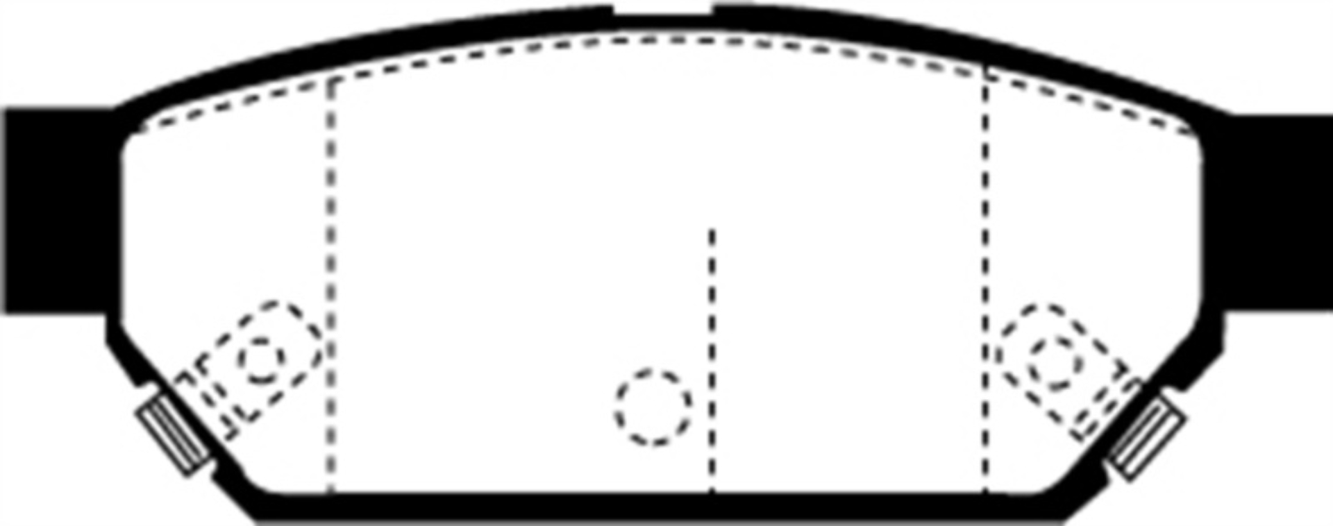 Picture of EBC 93-96 Eagle Summit 1-5 Greenstuff Rear Brake Pads