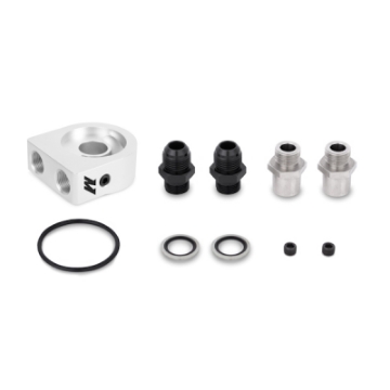 Picture of Mishimoto Universal 25 Row Oil Cooler Kit Black Cooler