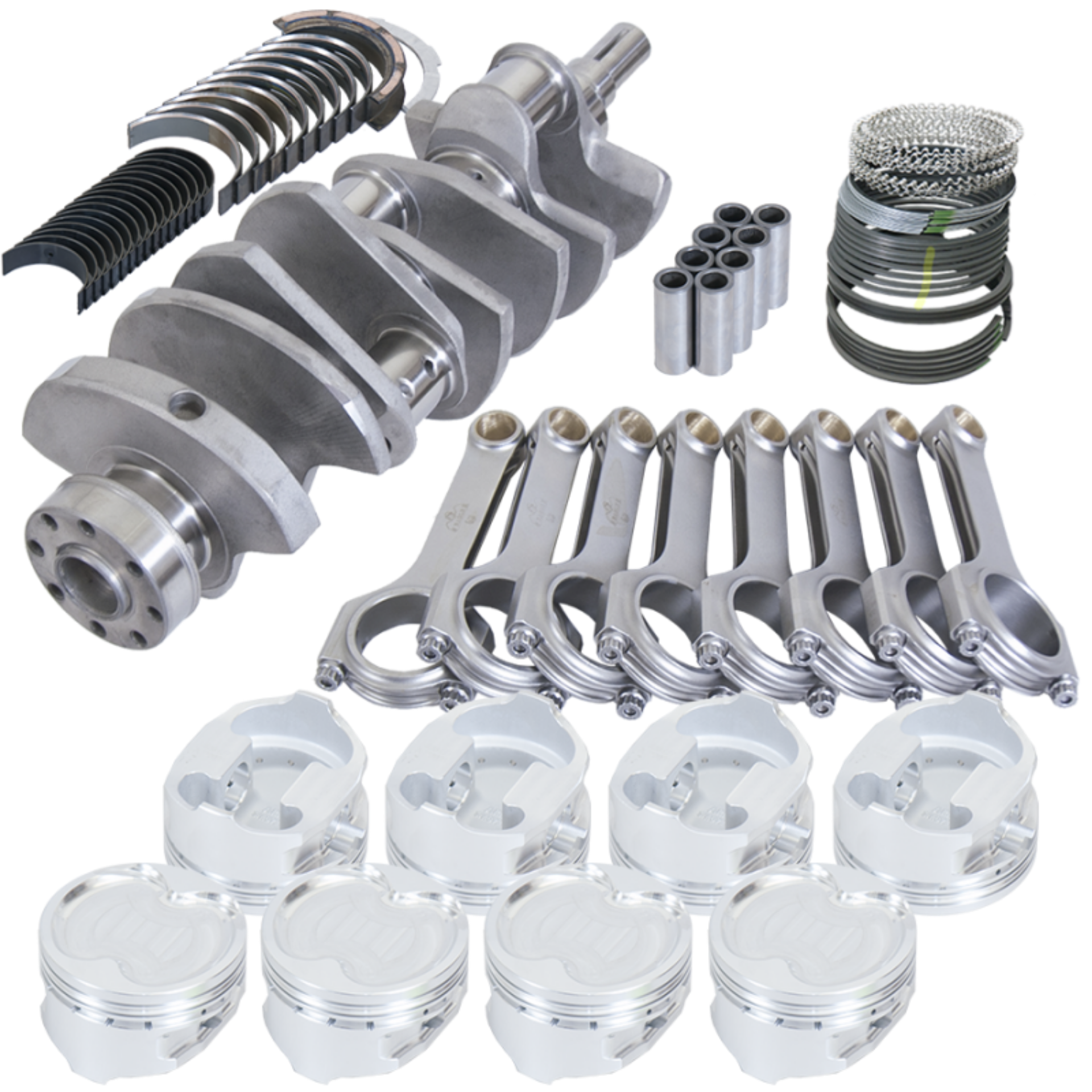 Picture of Eagle Ford 4-6L 4-Valve Rotating Assembly Kit with 5-950in H-Beam Rods +-020 Bore 2000ARP Bolts