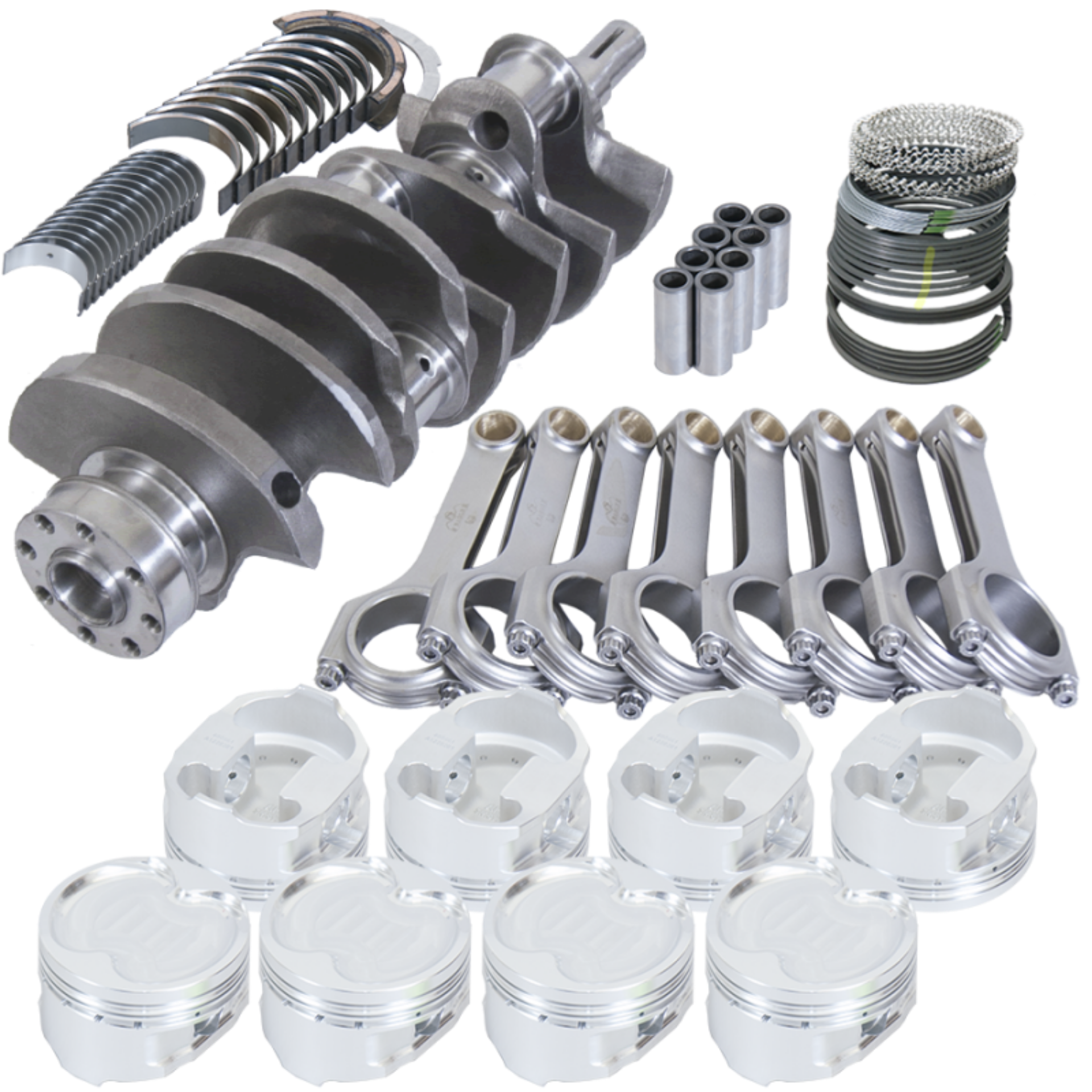 Picture of Eagle Ford 4-6L 4 Valve Heads Rotating Assembly Kit - 5-933in H-Beam +-020 Bore