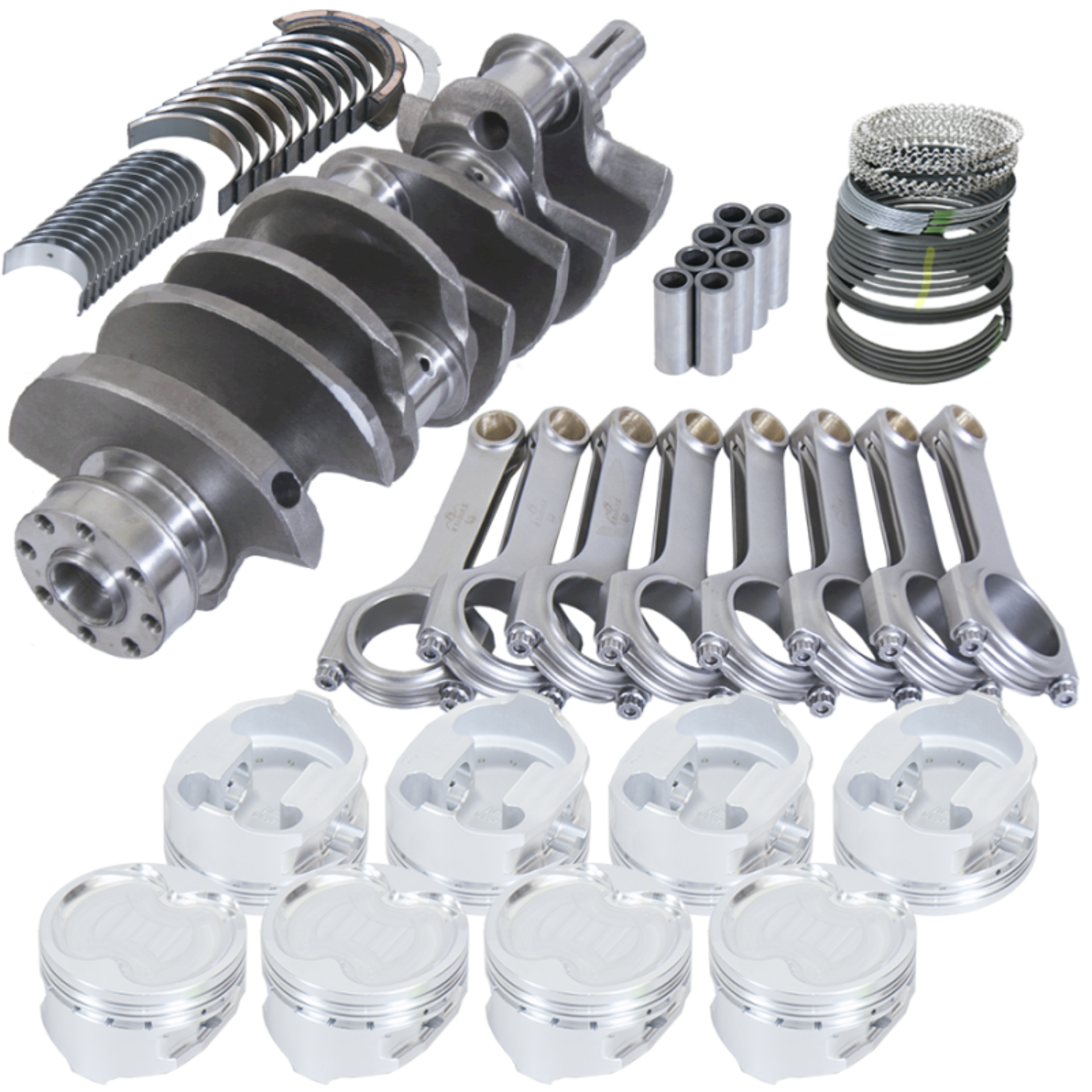 Picture of Eagle Ford 4-6L 4 Valve Heads Rotating Assembly Kit - 5-950in H-Beam +-020 Bore